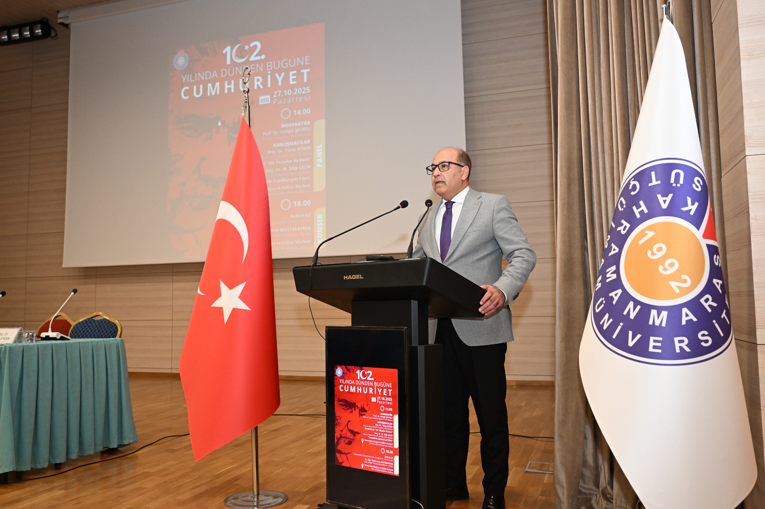 29 Ekim Cumhuriyet Bayramı’nın 102. Yıldönümü KSÜ’de Coşkuyla Kutlandı