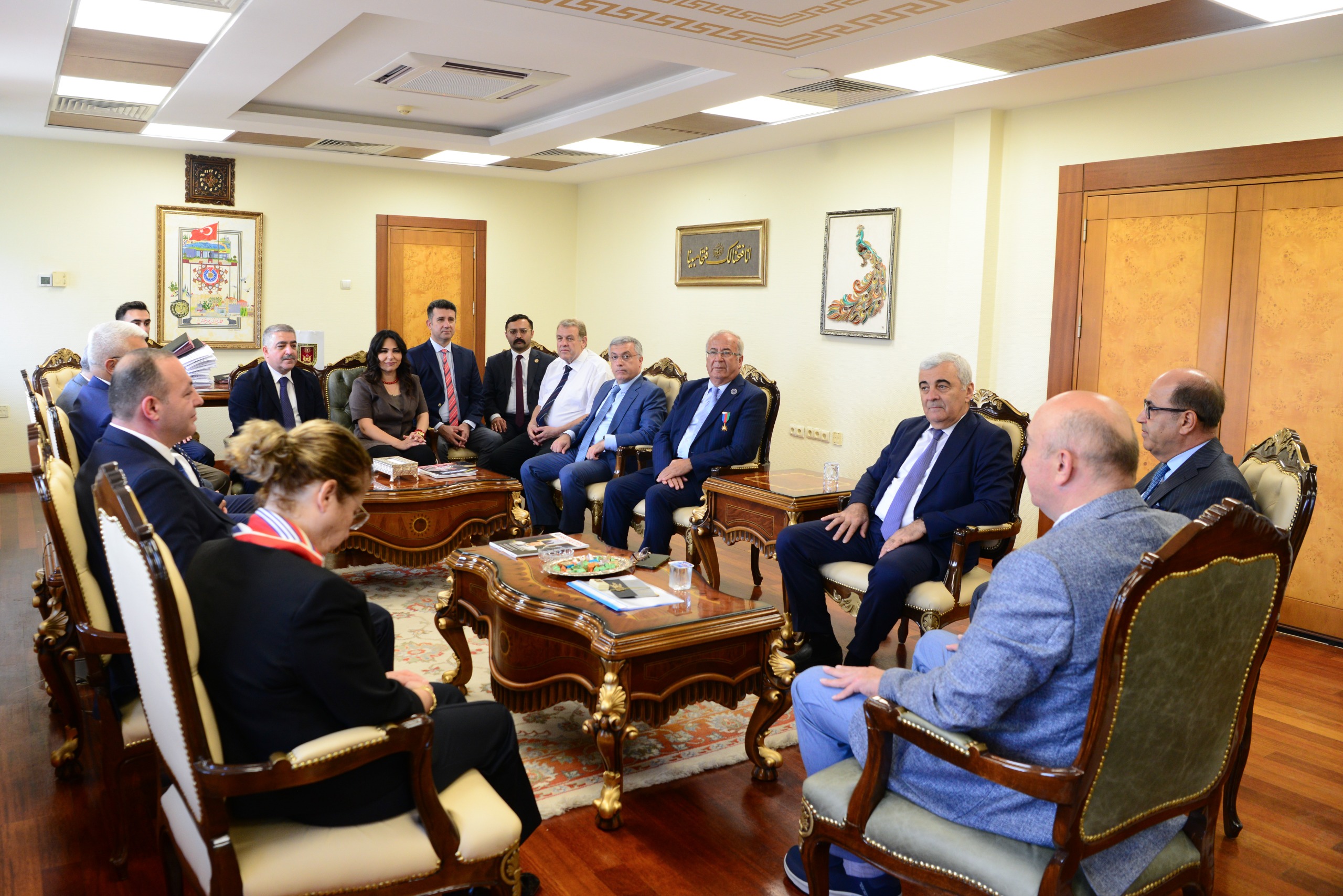 Azerbaycan Heyetinden KSÜ Rektörü Yasım’a Ziyaret 