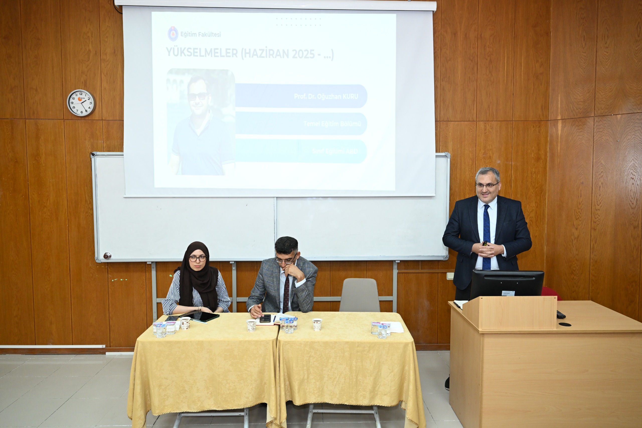 KSÜ Eğitim Fakültesinde 2025-2026 Akademik Yılının İlk Akademik Kurulu Gerçekleştirildi