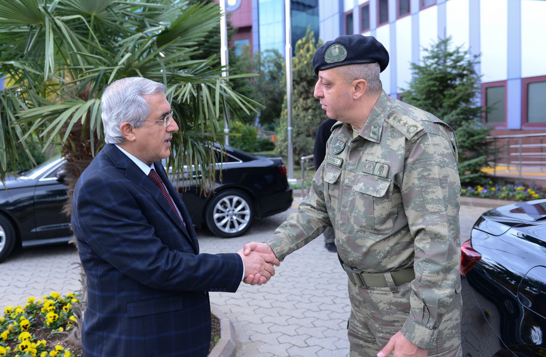 Garnizon Komutanı Tnk. Alb. Emin Mehmet Terzioğlu, Rektör Can’ı Ziyaret Etti