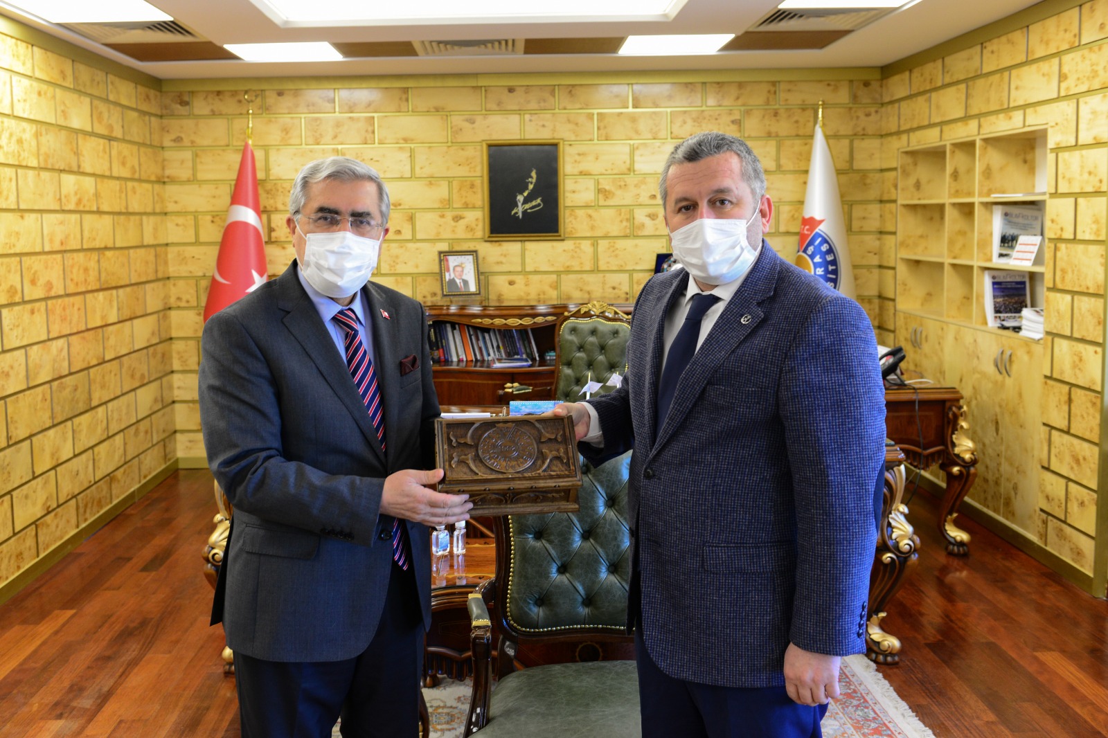 BBP Genel Başkan Yardımcısı Yardımcıoğlu, Üniversitemiz Rektörü Can’ı Ziyaret Etti