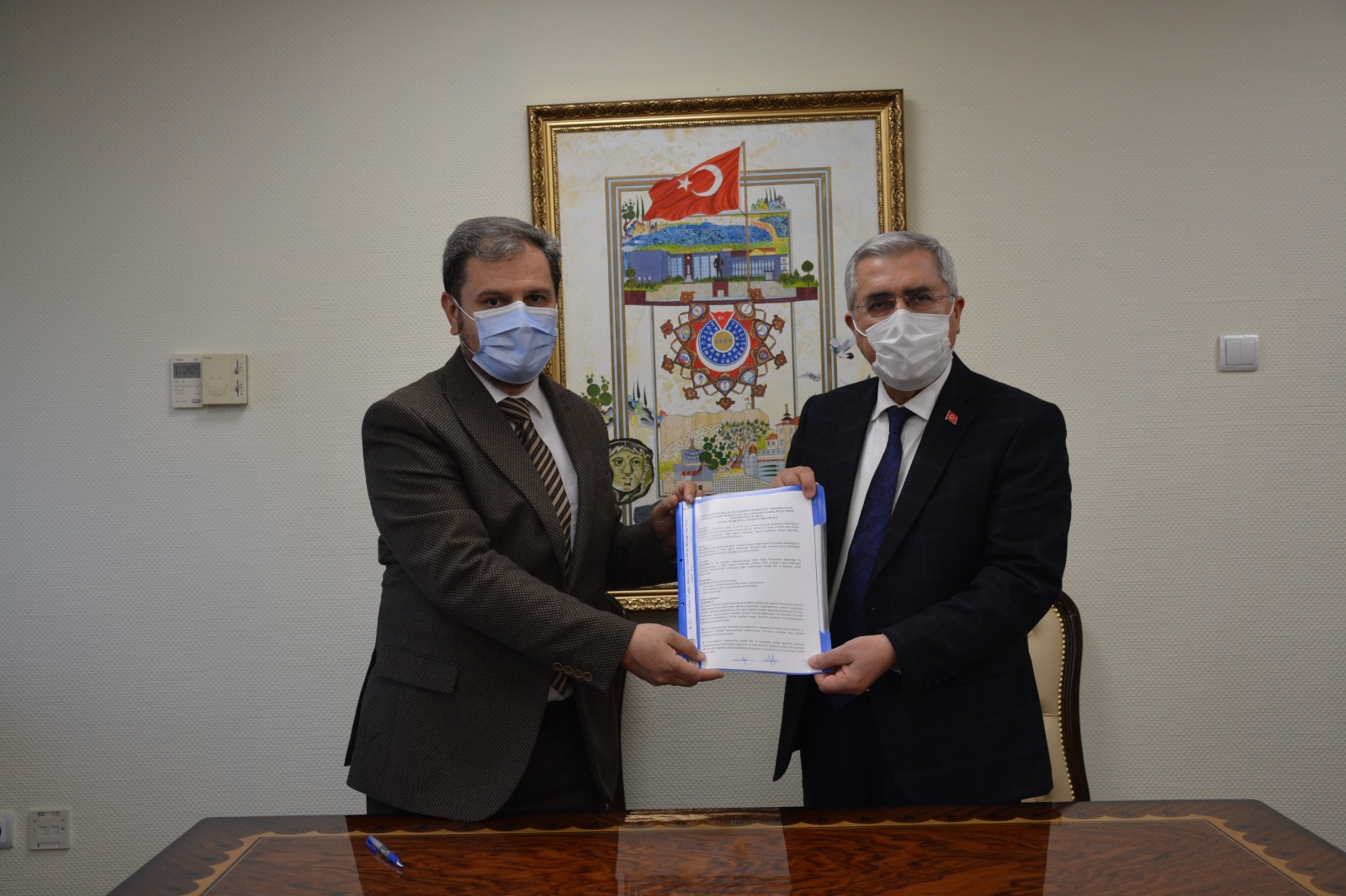 KSÜ, Onikişubat İlçe Milli Eğitim Müdürlüğü ve İbrahim Çalık Anadolu Lisesi Arasında Sosyal ve Bilimsel İşbirliği Protokolü İmzalandı