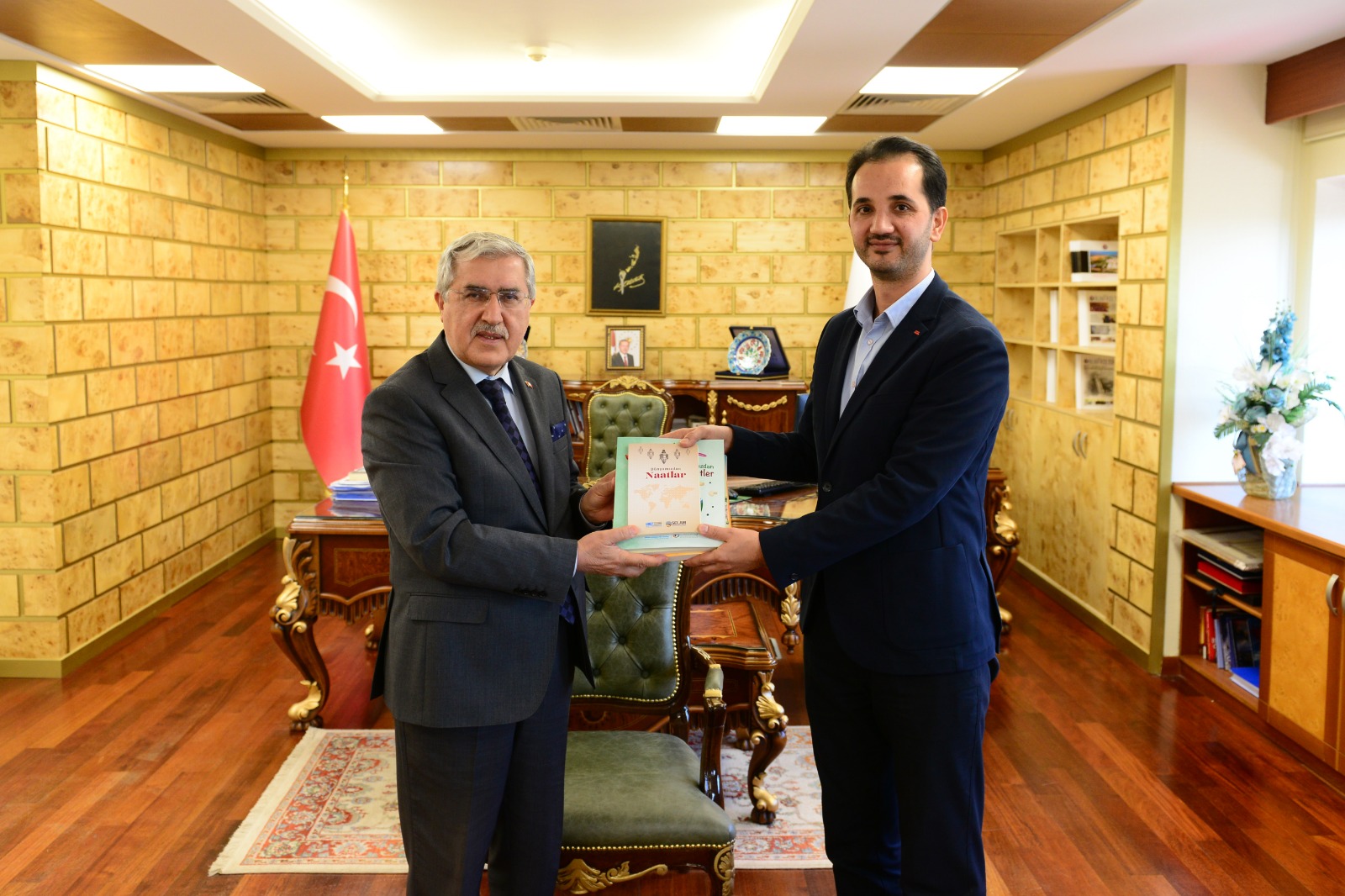 Üniversitemiz Rektörü Prof. Dr. Niyazi Can, Uluslararası Öğrenci Dernekleri Federasyonu Yönetim Kurulunu Kabul Etti