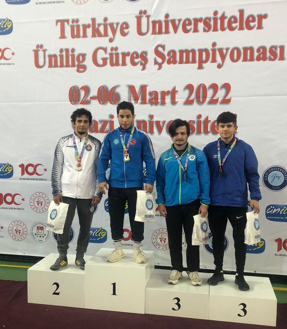 KSÜ Güreş Takımı, Türkiye Üniversiteler Ünilig Güreş Şampiyonası’nda Takım Halinde Şampiyon Oldu