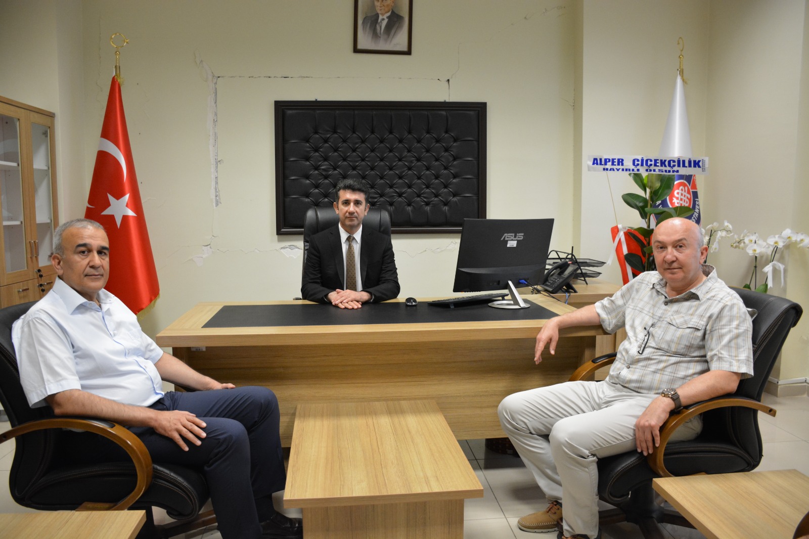  KSÜ Sağlık Uygulama ve Araştırma Hastanesi Başmüdürlüğü Görevini İbrahim Palabıyık Devraldı