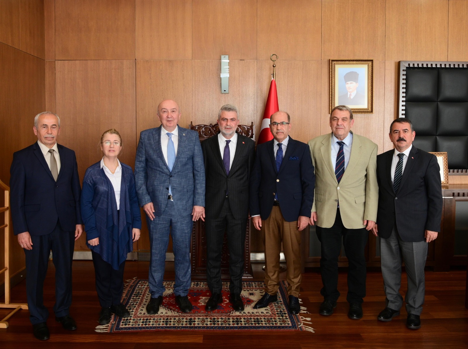 Rektör Yasım’dan Fırat Görgel’e Hayırlı Olsun Ziyareti