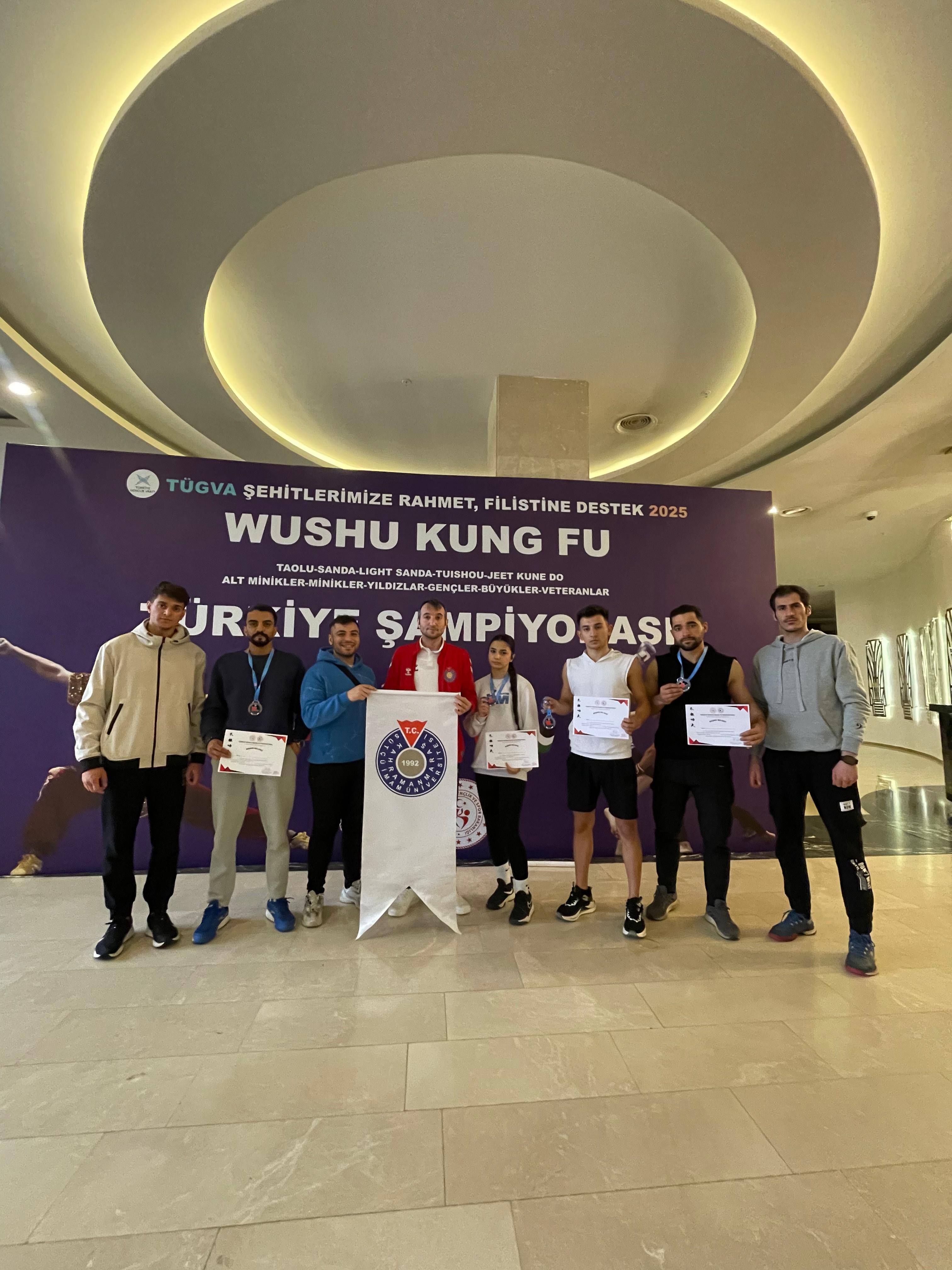 KSÜ Wushu Kung Fu Takımından Büyük Başarı